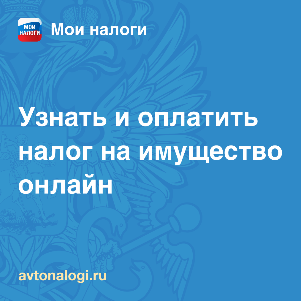 Проверить и оплатить налог на имущество по инн без квитанции онлайн